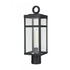 Elk Dalton 20 Inch High 1 Light Outdoor Post Light in Textured Black Model: 69703/1
