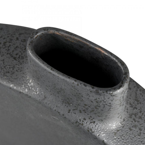 Elk Damen VASE JAR BOTTLE in Speckled Black Finish Model: H0017-9150
