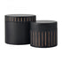 Elk Dana Box Set of 2 in Black (2 pack) (2 pack) Model: S0057-11212/S2