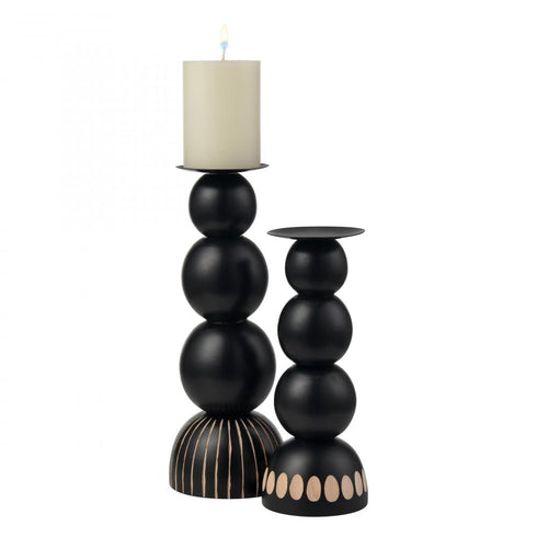 Elk Dana Candleholder Set of 2 in Black Model: S0057-11213/S2