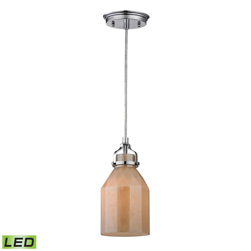 Elk Danica 1 Light MINI PENDANT in Amber Chrome Chrome Finish Model: 46029/1-LED