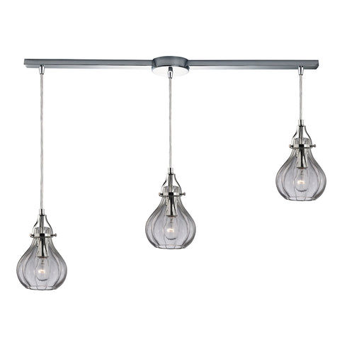 Elk Danica 3 Light MINI PENDANT in Polished Chrome Finish Model: 46014/3L