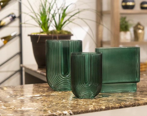 Elk Dare Vase Small (2 pack) (2 pack) in Green Finish Model: S0016-10124