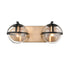 Elk Davenay 16 Inch Wide 2 Light Vanity Light in Satin Brass Model: 18651/2