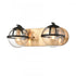 Elk Davenay 16 Inch Wide 2 Light Vanity Light in Satin Brass Model: 18651/2