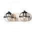 Elk Davenay 16 Inch Wide 2 Light Vanity Light in Satin Nickel Model: 18641/2