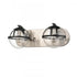 Elk Davenay 16 Inch Wide 2 Light Vanity Light in Satin Nickel Model: 18641/2