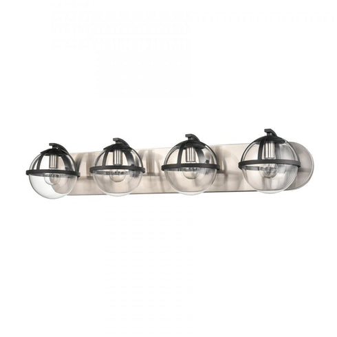 Elk Davenay 31 Inch Wide 4 Light Vanity Light in Satin Nickel Model: 18643/4