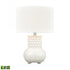 Elk Delia 21 Inch High 1 Light Table Lamp in White Includes LED Bulb Model: H0019-7991-LED