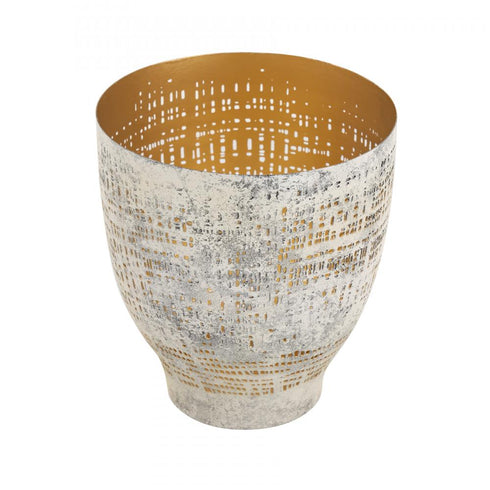 Elk Delmont Votive Large in Whitewash (4 pack) (4 pack) Model: S0807-9773