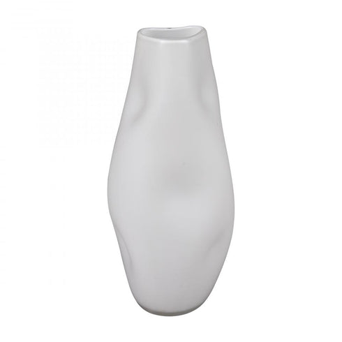Elk Dent Vase Large in White Model: H0047-10985