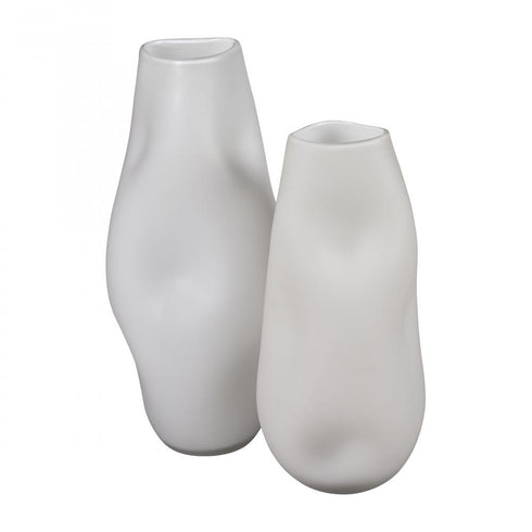 Elk Dent Vase Large in White Model: H0047-10985