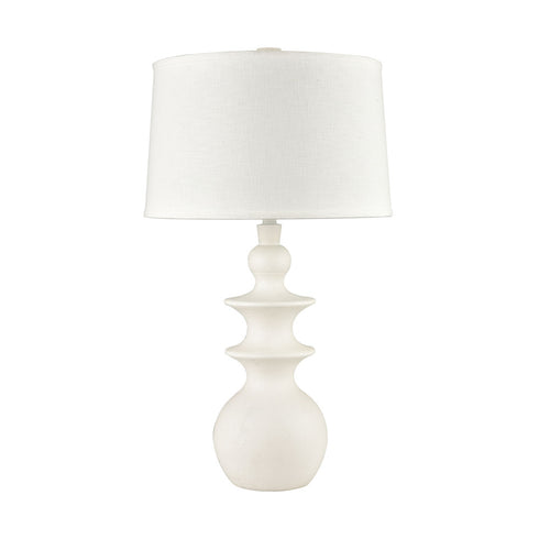 Elk Depiction TABLE LAMP in Matte White Finish Model: D4694