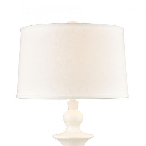 Elk Depiction TABLE LAMP in Matte White Finish Model: D4694