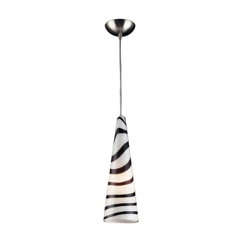 Elk Desert Winds 1 Light MINI PENDANT in Satin Nickel Finish Model: 545-1MIR