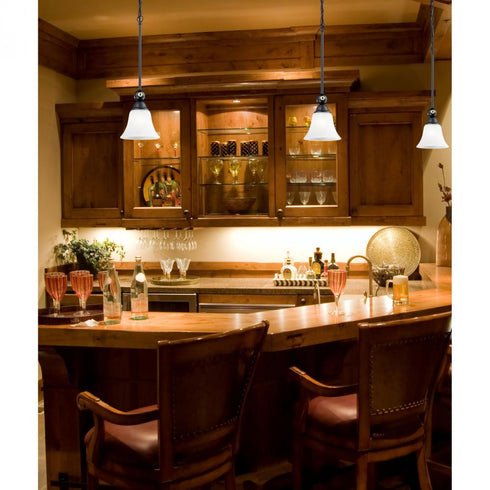 Elk Designer Classics 1 Light MINI PENDANT in Matte Black Finish Model: 66202-1