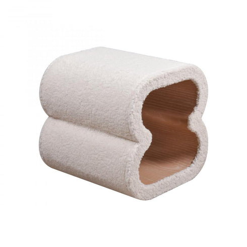 Elk_discontinued Dewitt Accent Stool in White Model: H0015-10820