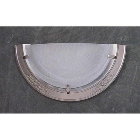 Elk Diamante 1 Light WHITE SWIRL GLASS SATIN PEWTER FINISH Model: 18055