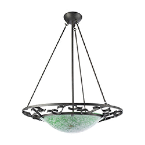 Elk Diamante 3 Light PENDANT in Dark Rust Satin Nickel Satin Nickel Finish Model: 560-3SW