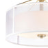 Elk Diffusion SEMI FLUSH MOUNT in Aged Silver Finish Model: 57034/3