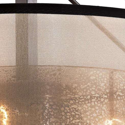 Elk Diffusion SEMI FLUSH MOUNT in Oil Rubbed Bronze Finish Model: 57024/3