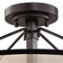 Elk Diffusion SEMI FLUSH MOUNT in Oil Rubbed Bronze Finish Model: 57024/3