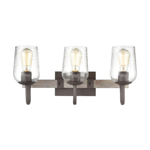 Elk Dillon VANITY LIGHT in Vintage Rust Finish Model: 15372/3