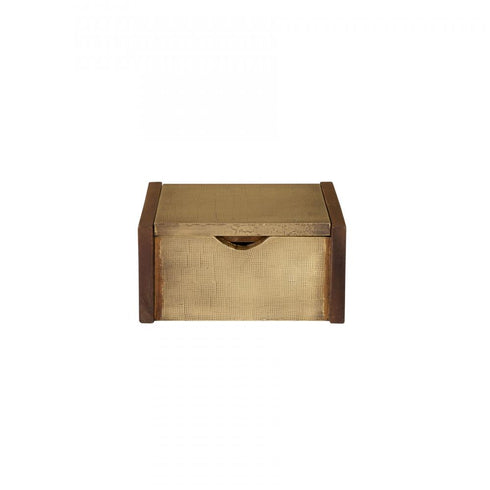 Elk Dorsey Box Small in Aged Brass (2 pack) (2 pack) Model: H0897-10989
