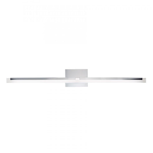 Elk Double L Double Light Sconce Linear 36 Inch Wide Integrated LED Vanity Light in Chrome Model: 8147-CH-FA