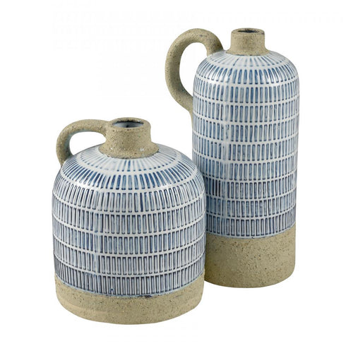 Elk Doyle Vase Large (2 pack) (2 pack) in Blue Finish Model: S0017-10027