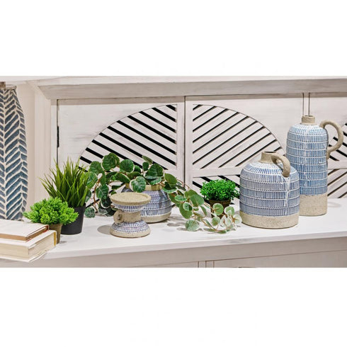 Elk Doyle Vase Large (2 pack) (2 pack) in Blue Finish Model: S0017-10027