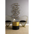 Elk Draper ACCENT TABLE in Antique Gold Leaf Finish Model: 114-121