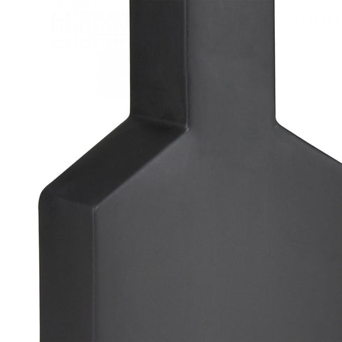 Elk Drue VASE JAR BOTTLE in Matte Black Finish Model: H0017-9148