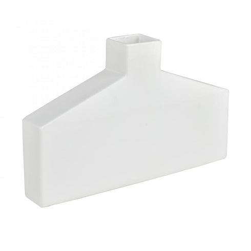 Elk Drue VASE JAR BOTTLE in Matte White Finish Model: H0017-9147