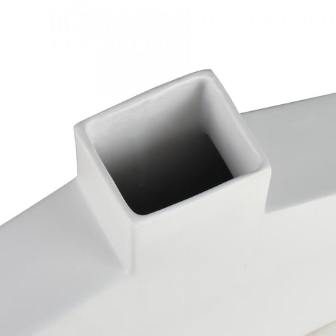 Elk Drue VASE JAR BOTTLE in Matte White Finish Model: H0017-9147