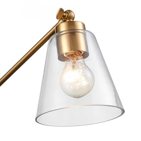 Elk East Point 14.5 Inch High 1 Light Swingarm Sconce Satin Brass Model: 18332/1
