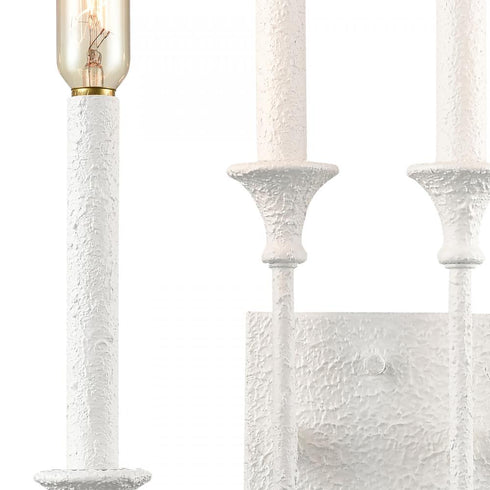 Elk Edward SCONCE in Matte White Finish Model: D4658