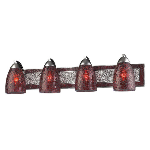Elk Elegant Bath VANITY LIGHT in Silver Finish Model: 1303-4SLV-RDC