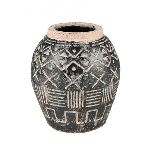 Elk Eleni Vase Large in Black Finish Model: H0017-10441
