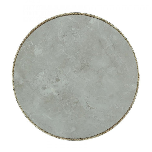 Elk Elie Accent Table in Whitewash Model: S0075-9877