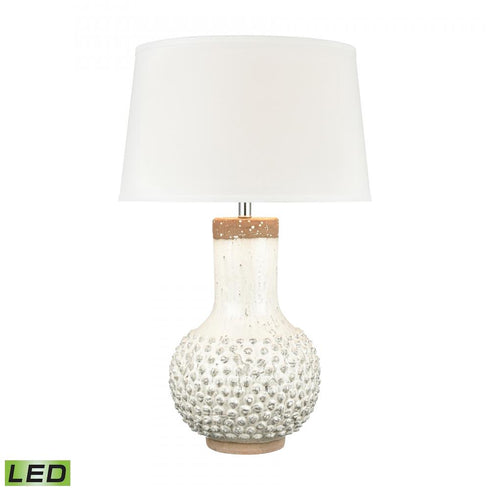Elk Elinor 32 Inch High 1 Light Table Lamp in White Includes LED Bulb Model: H0019-7993-LED