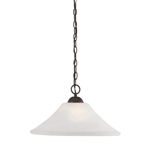 Elk Elipse 1 Light PENDANT in Painted Bronze Finish Model: SL820063