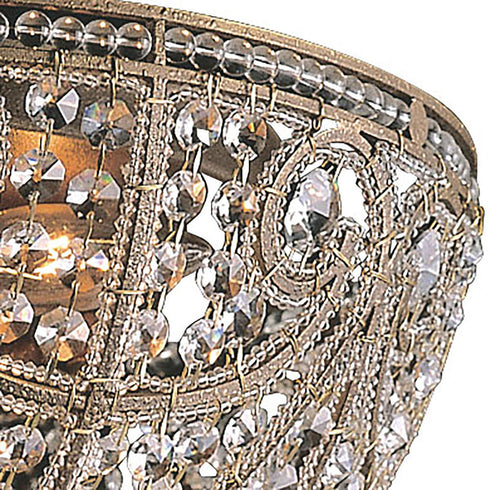 Elk Elizabethan FLUSH MOUNT in Dark Bronze Finish Model: 5963/6