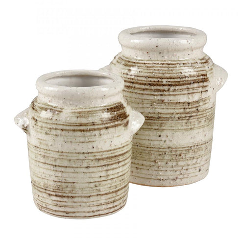 Elk Ellen Vase Small (2 pack) (2 pack) in White Finish Model: S0017-10035