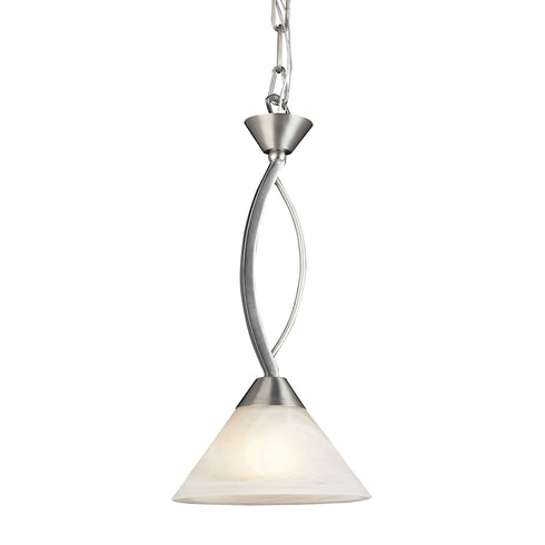 Elk Elysburg MINI PENDANT in Satin Nickel Finish Model: 7634/1