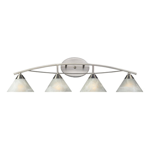 Elk Elysburg VANITY LIGHT in Satin Nickel Finish Model: 17019/4