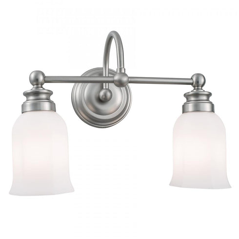 Elk Emily 11.5 Inch Wide 2 Light Vanity Light in Brushed Nickel Model: 8912-BN-HXO