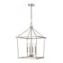 Elk Emmett 17 Inch Wide 4 Light Pendant in Brushed Nickel Model: EC89814/4