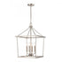 Elk Emmett 17 Inch Wide 4 Light Pendant in Brushed Nickel Model: EC89814/4