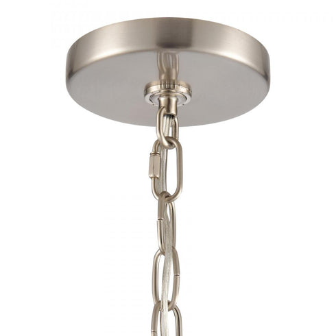 Elk Emmett 17 Inch Wide 4 Light Pendant in Brushed Nickel Model: EC89814/4